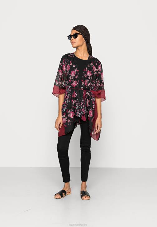 PN6V709 ženy Anna Field letní bunda černo/modrá/červená