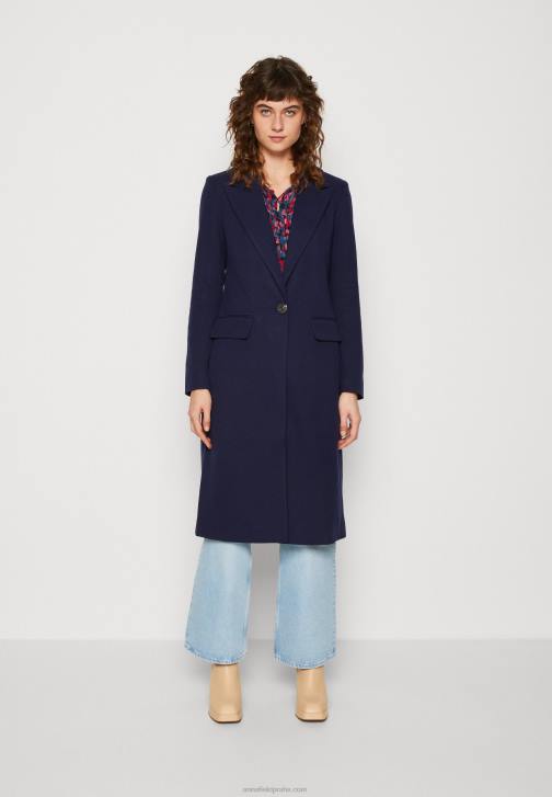 PN6V910 ženy Anna Field klasický kabát tmavě modrý