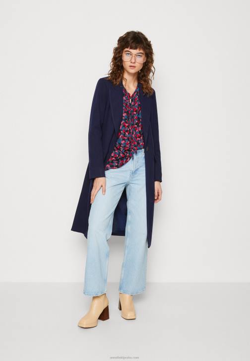 PN6V910 ženy Anna Field klasický kabát tmavě modrý