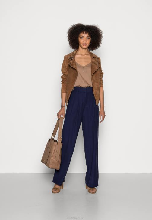 PN6V601 ženy Anna Field kalhoty tmavě modré