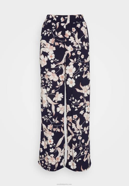 PN6V619 ženy Anna Field kalhoty černé/bílé/vícebarevné