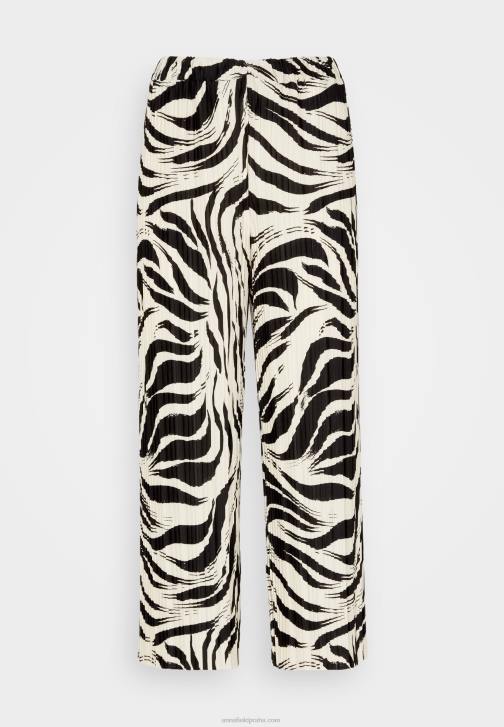 PN6V622 ženy Anna Field kalhoty černé/bílé