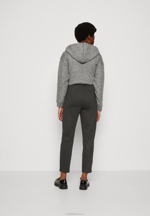 PN6V634 ženy Anna Field kalhoty tmavě šedé skvrnité