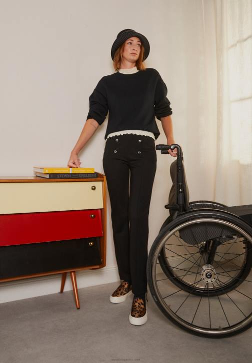 PN6V639 ženy Anna Field kalhoty černé