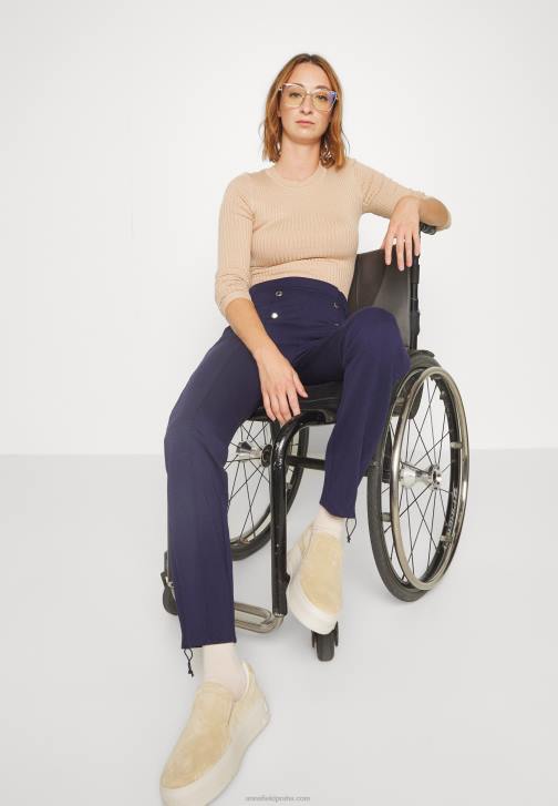 PN6V643 ženy Anna Field kalhoty tmavě modré