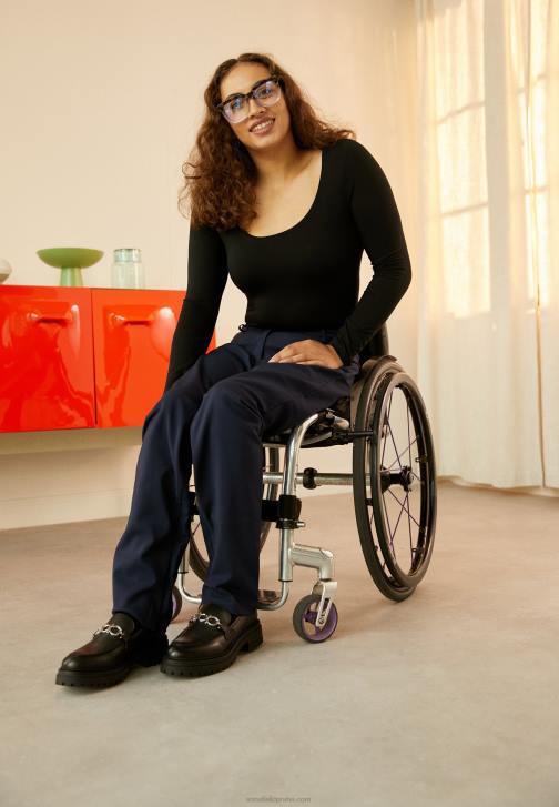 PN6V647 ženy Anna Field kalhoty tmavě modré