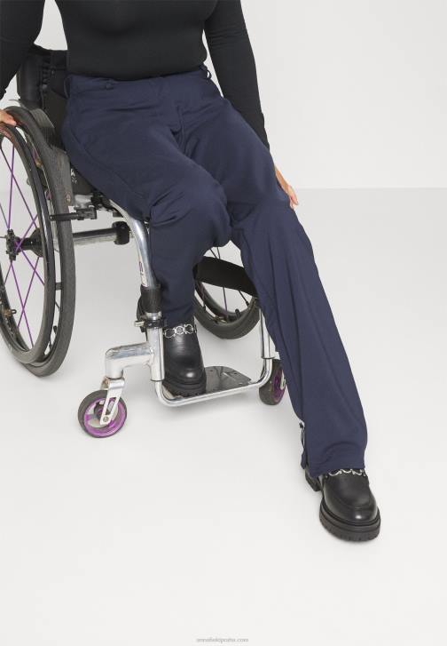 PN6V647 ženy Anna Field kalhoty tmavě modré