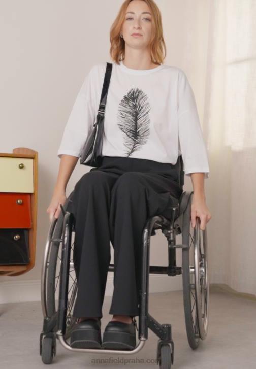 PN6V648 ženy Anna Field kalhoty černé