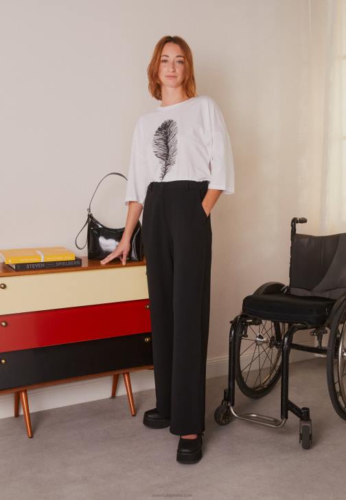 PN6V648 ženy Anna Field kalhoty černé