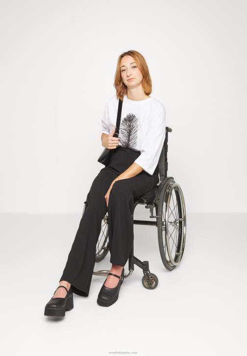 PN6V648 ženy Anna Field kalhoty černé