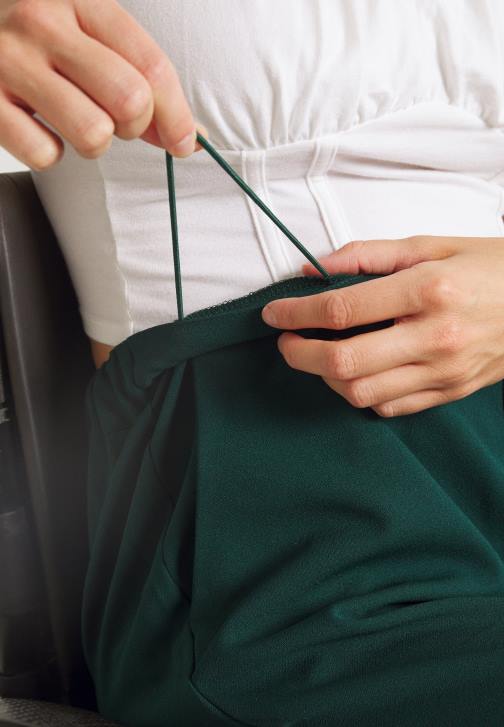 PN6V650 ženy Anna Field kalhoty tmavě zelené