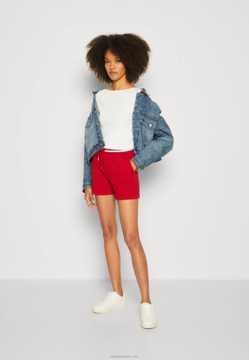 PN6V662 ženy Anna Field šortky tmavě červené