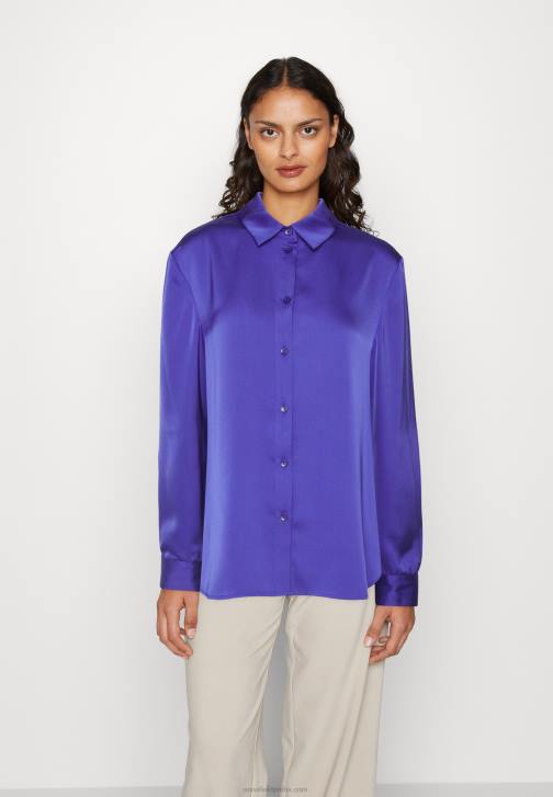 PN6V674 ženy Anna Field blůza na knoflíky tmavě modrá