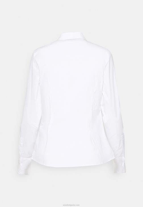 PN6V675 ženy Anna Field bílá halenka na knoflíky