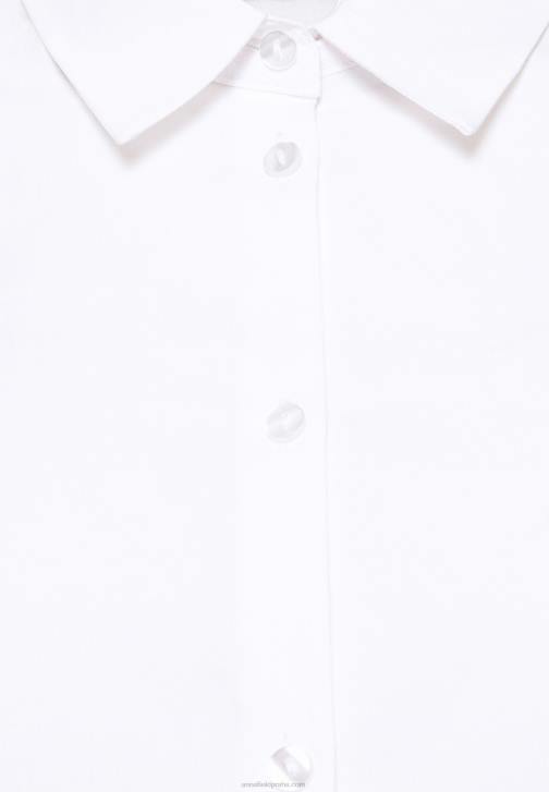 PN6V675 ženy Anna Field bílá halenka na knoflíky