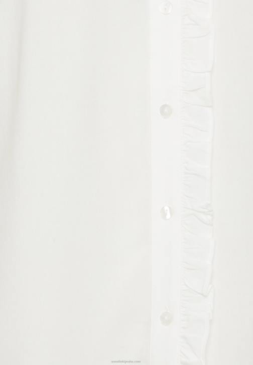 PN6V677 ženy Anna Field blůza na knoflíky šedobílá