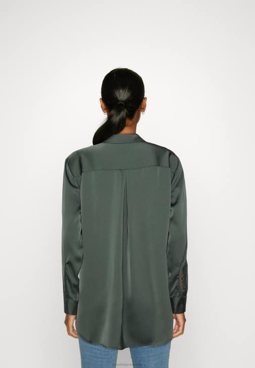 PN6V681 ženy Anna Field zapínací halenka olivová