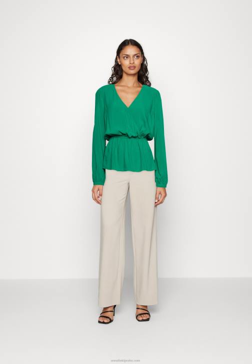 PN6V692 ženy Anna Field peplum halenka zelená