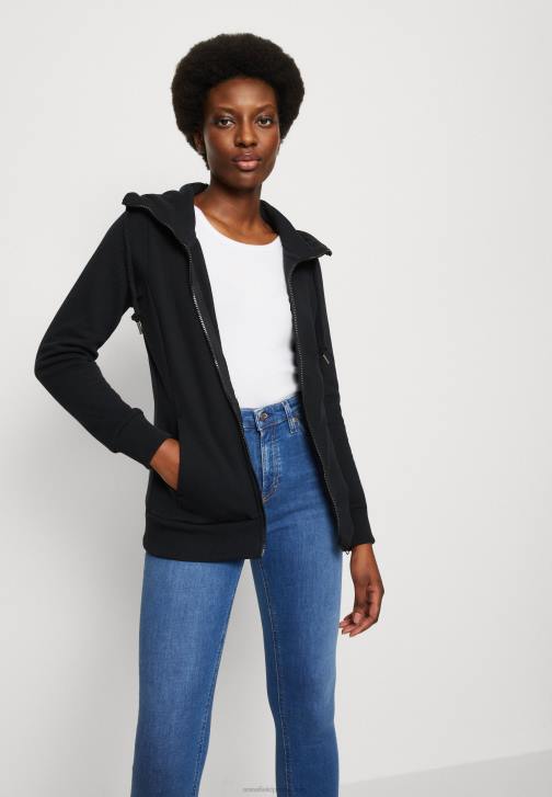 PN6V770 ženy Anna Field mikina na zip černá