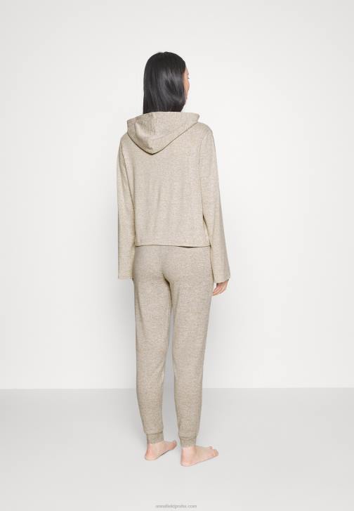 PN6V1067 ženy Anna Field pyžamový komplet hnědý