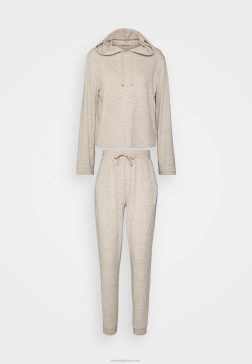 PN6V1067 ženy Anna Field pyžamový komplet hnědý