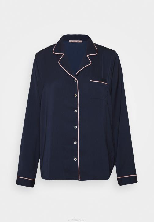 PN6V1074 ženy Anna Field pyžamový komplet tmavě modrý