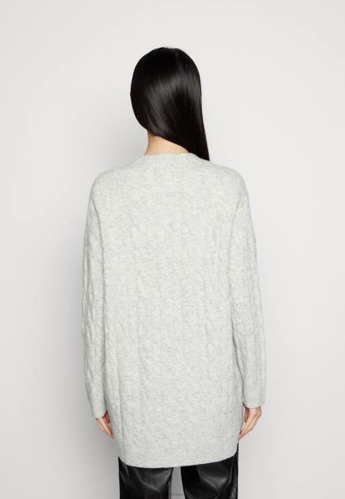 PN6V821 ženy Anna Field cardigan melír šedý