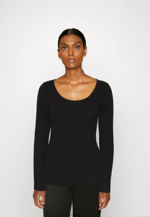 PN6V848 ženy Anna Field detail knoflíku svetr černý