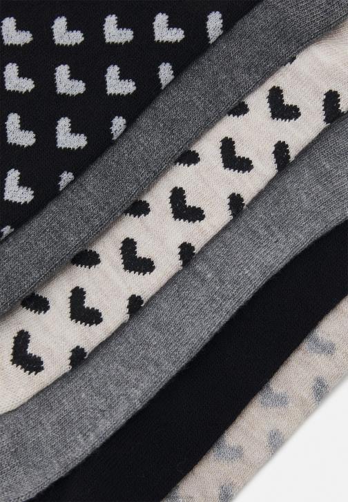 PN6V1138 ženy Anna Field 8 balení ponožek černá/šedá