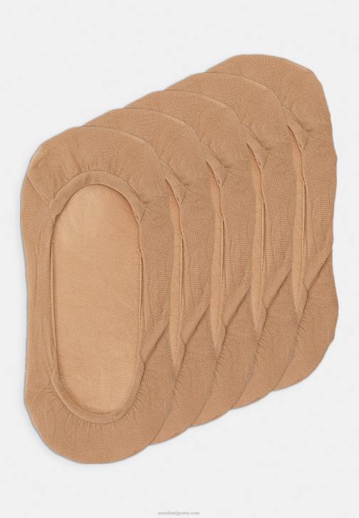 PN6V1157 ženy Anna Field 5balení tenisových ponožek nahých