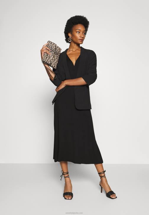 PN6V101 ženy Anna Field žerzejové šaty černé