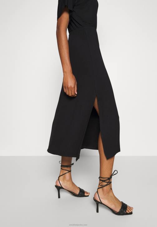 PN6V101 ženy Anna Field žerzejové šaty černé