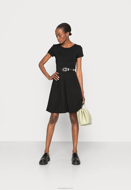 PN6V103 ženy Anna Field žerzejové šaty černé