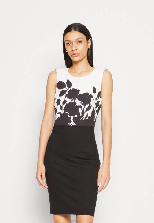 PN6V106 ženy Anna Field žerzejové šaty černo/bílé