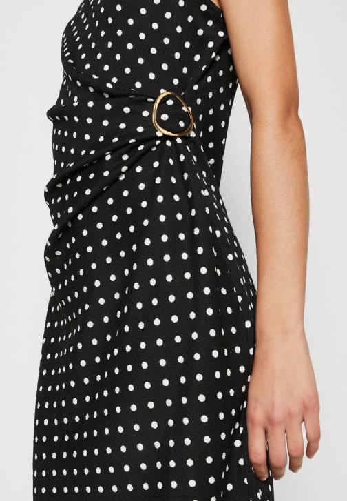 PN6V108 ženy Anna Field žerzejové šaty černo/bílé