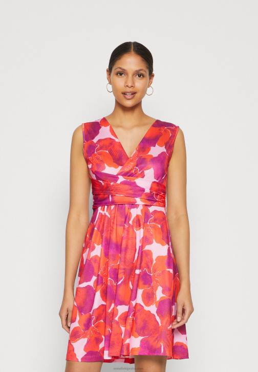 PN6V117 ženy Anna Field žerzejové šaty červená/růžová