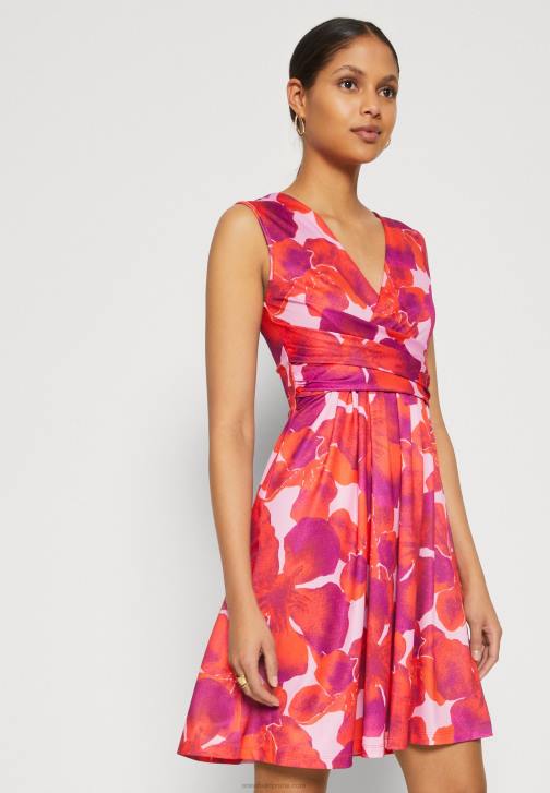 PN6V117 ženy Anna Field žerzejové šaty červená/růžová