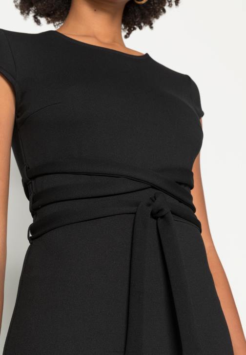 PN6V131 ženy Anna Field žerzejové šaty černé