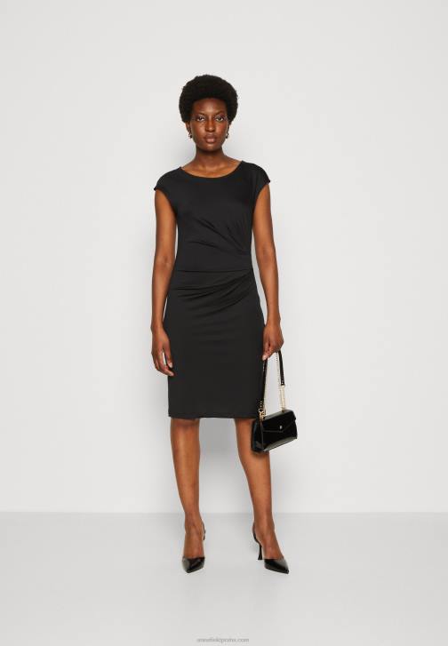 PN6V136 ženy Anna Field žerzejové šaty černé