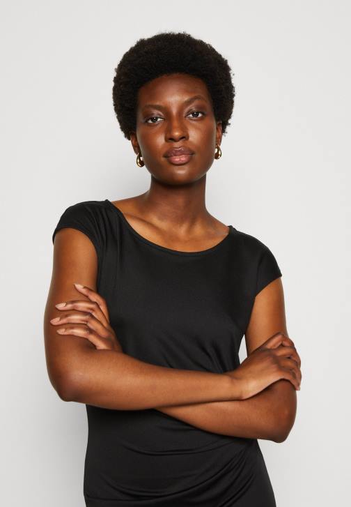 PN6V136 ženy Anna Field žerzejové šaty černé