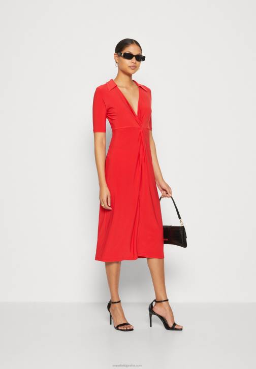 PN6V142 ženy Anna Field žerzejové šaty červené