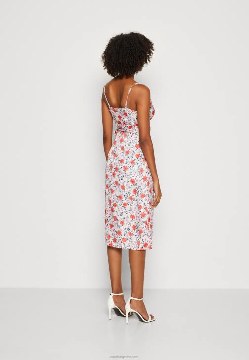 PN6V14 ženy Anna Field denní šaty růžové/červené