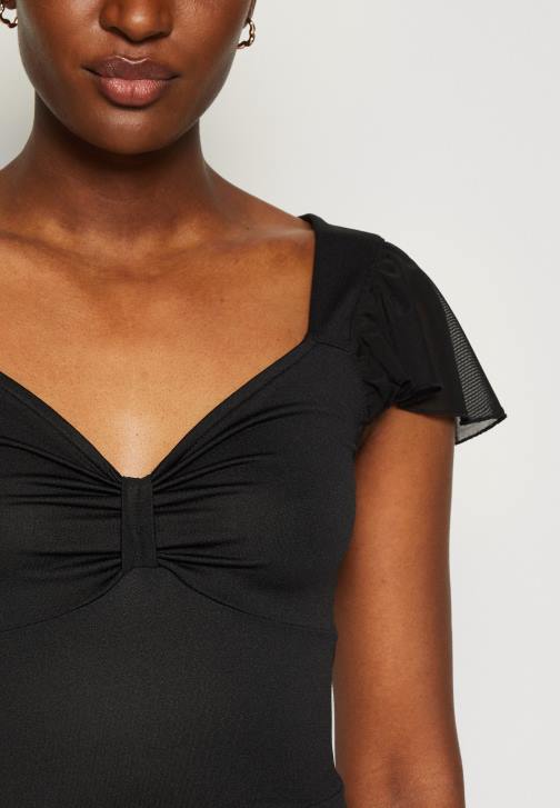 PN6V160 ženy Anna Field žerzejové šaty černé