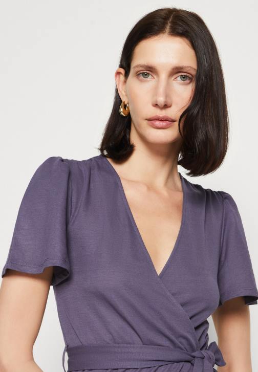 PN6V163 ženy Anna Field žerzejové šaty šedé