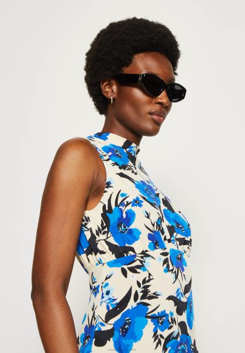 PN6V166 ženy Anna Field žerzejové bílo/modré šaty