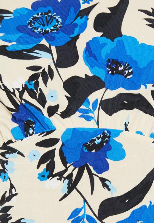 PN6V166 ženy Anna Field žerzejové bílo/modré šaty