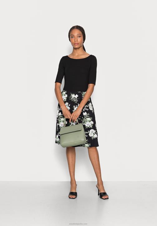 PN6V169 ženy Anna Field žerzejové šaty černé