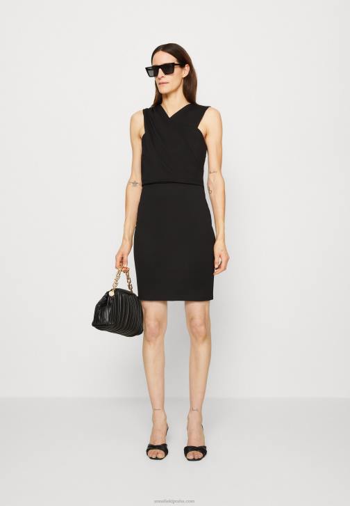 PN6V174 ženy Anna Field žerzejové šaty černé