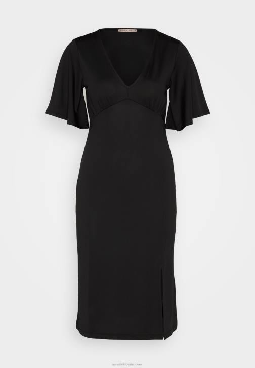 PN6V176 ženy Anna Field žerzejové šaty černé