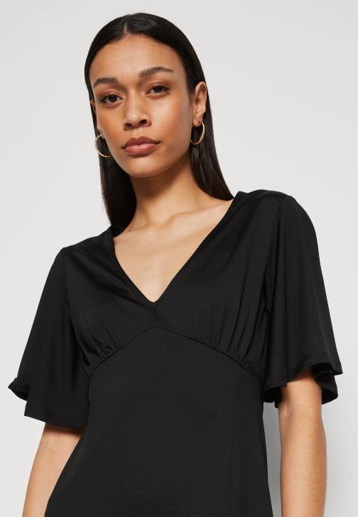 PN6V176 ženy Anna Field žerzejové šaty černé